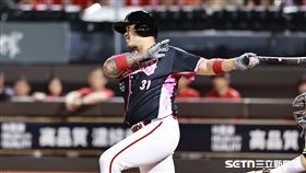 中職36年例行賽，味全龍內野手林智勝代打出局。（圖／記者劉彥池攝影）