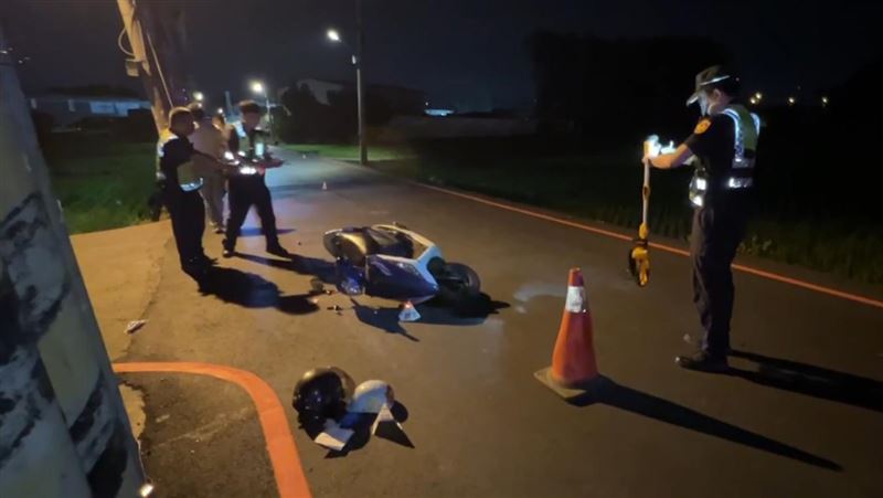 台中大里發生2機車對撞事故。（圖／翻攝畫面）