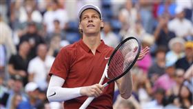 辛納（Jannik Sinner）31日闖進美網16強。（圖／美聯社／達志影像）