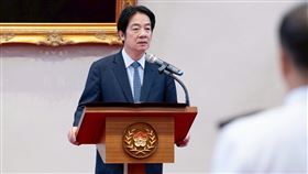 總統賴清德主持「中華民國114年9月份將官晉任授階典禮」。（圖／總統府提供） 