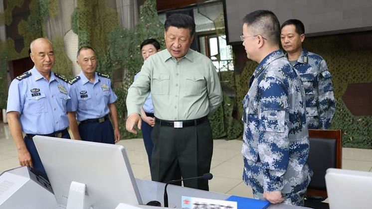 習近平在2021年要求加快建設「高水準戰略威懾力量」。（圖／翻攝自中國解放軍報）