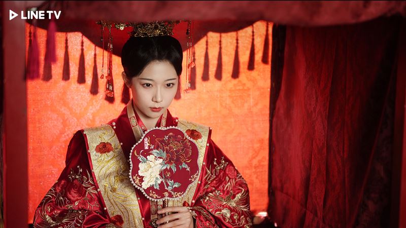 《錦繡宅心》穆樂恩飾演心機妹妹,重生後強迫姊姊換婚。(圖/LINE TV提供)