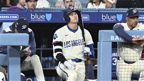 大谷翔平連5戰沒有開轟。（圖／美聯社／達志影像）