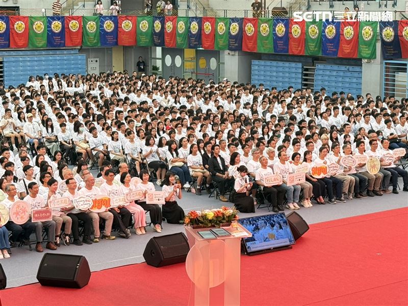 台大今日舉行新生開學典禮。（圖／記者李育道攝影）