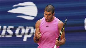 艾卡拉茲（Carlos Alcaraz）1日闖進美網8強。