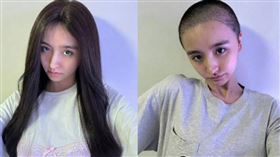 金子涵退圈又剃光頭，令人擔心其身心狀況。（圖／翻攝小紅書／金子涵）