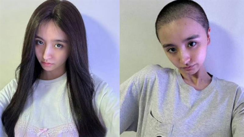 甜美女星突引退突剃光頭！眼神渙散粉擔憂