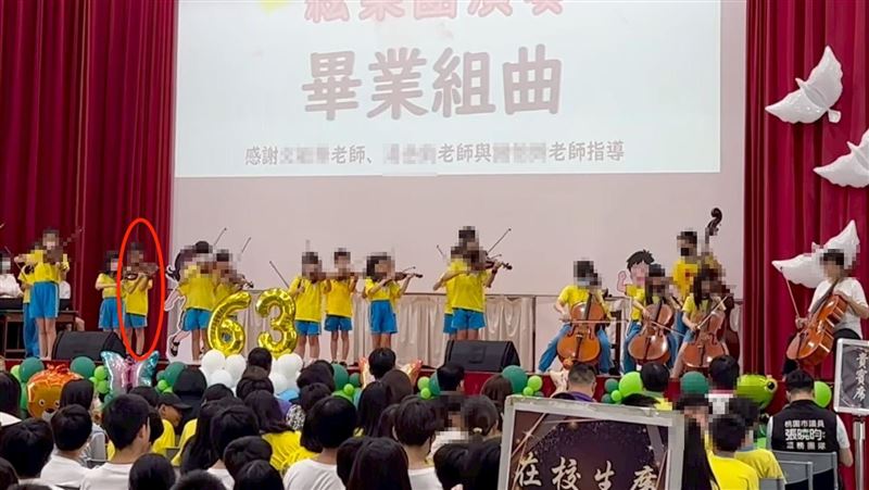 小兄妹今年2月才參加學校的弦樂團社。（圖／翻攝自臉書）
