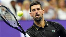 塞爾維亞名將喬科維奇（Novak Djokovic）在2025年美國網球公開賽男單16強直落三橫掃德國對手晉級。（圖／翻攝自X平台 @usopen）