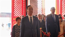 朱立倫赴忠烈祠紀念抗戰勝利暨台灣光復80週年。（圖／國民黨提供）