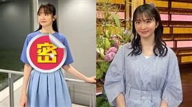 美女氣象主播細川栞播報酷暑天氣時，被發現胸前有兩處似乎「異常凸起」圖片描述。（圖／翻攝自X平台）