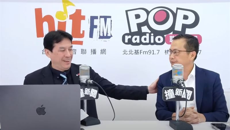 面對羅智強批評，黃暐瀚反應曝光。（圖／翻攝自POP撞新聞YT）