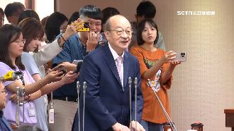 出席藍幹部交接　柯建銘自稱古今奇男子