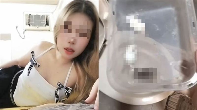 泰籍女子將10隻小倉鼠丟馬桶沖掉，還將影片PO網炫耀。（合成圖／翻攝自Thread @taifang0516、抖音）