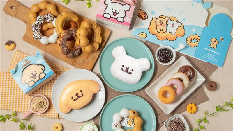 線條小狗變身超療癒甜甜圈　必收超萌週邊