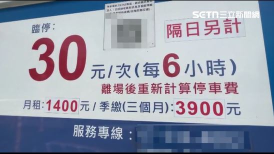 停車場收費價格