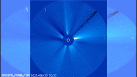 中央氣象署太空天氣警訊 中度磁暴 圖／中央氣象署