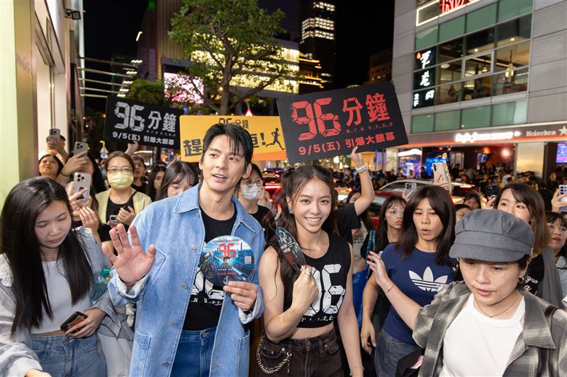 林柏宏、宋芸樺七夕合體造勢。（圖／華影國際提供）