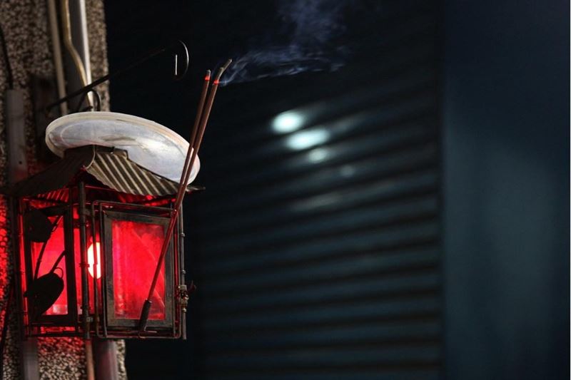 夜晚的普渡燈（圖／翻攝自數位島嶼）