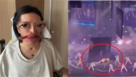 香港30歲舞者李啟言（阿Mo）3年前在表演時，因被突然掉落的大螢幕砸到，導致他頸椎爆裂並全身癱瘓。（圖／翻攝自momo.lky IG、翻攝自@leewra1 TikTok）