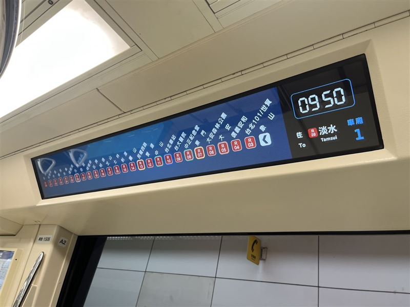 北捷計畫汰換現行LED顯示器。（示意圖／北捷提供）
