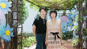 《他年她日》許光漢、袁澧林、監製張艾嘉、導演龔兆平、製作及藝術總監文念中。（圖／甲上提供）