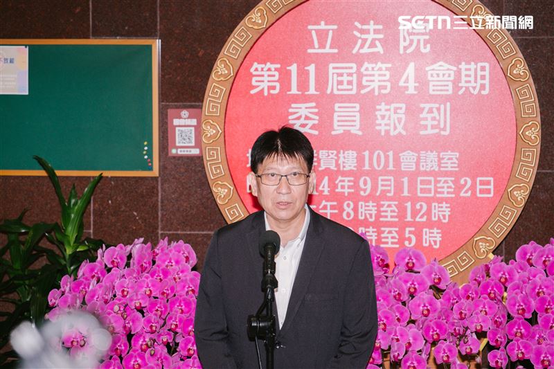 針對洪秀柱將出席中共九三閱兵活動,林思銘強調,她不代表現在的國民黨,是以個人身分參加。(圖/記者楊士誼攝影)