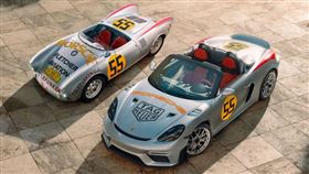 保時捷718 Spyder RS Panamericana Special訂製車。（翻攝RM Sotheby’s網站）