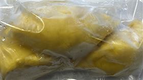 樂高蔬果國際有限公司、橋蓮貿易有限公司、龍鎧有限公司分別自越南進口的「鮮榴槤」分別檢出1至2項農藥殘留含量不符規定。（圖／食藥署提供）