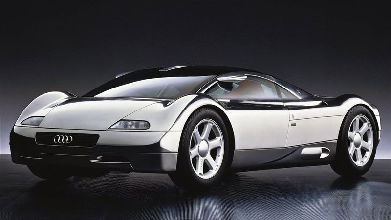 1991年奧迪 Avus Quattro 概念車。（翻攝AUDI網站）
