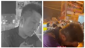  賓賓哥玩咖啡杯身體不適（圖／翻攝自江建樺臉書）