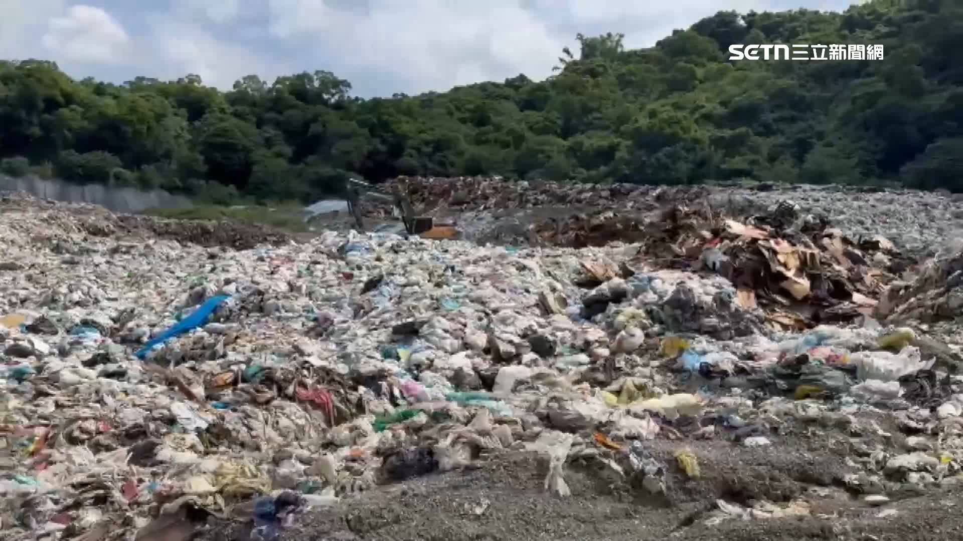 台中大里垃圾掩埋場畫面曝光