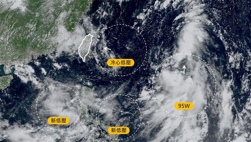 未來2區估有新低壓！週末恐「靠近台灣」