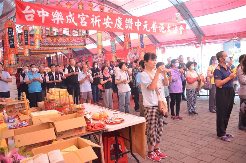 中元普渡示意圖。（圖／楊登嵙提供）