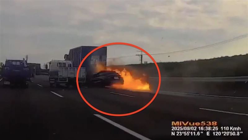 新／18歲男國道自撞燒成焦屍　斷魂瞬間曝