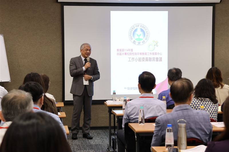 世新大學陳清河校長強調性平工作繁重，卻是深具優化社會和諧的意義。（圖／世新大學提供）