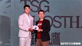 PLG2025新人選秀會，台鋼獵鷹選擇林宇謙當選秀「榜眼」。（圖／記者劉彥池攝影）