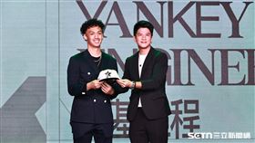 PLG2025新人選秀會，洋基工程第2輪第1順位選擇江加樂。（圖／記者劉彥池攝影）