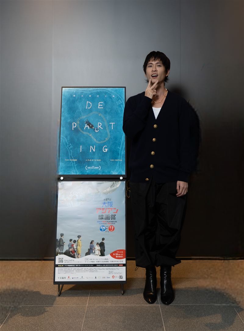 石知田出席大阪亞洲電影節。（圖／百澤娛樂提供）