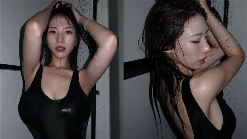 二壘妹洗澡畫面曝!一轉身G級側乳被看光