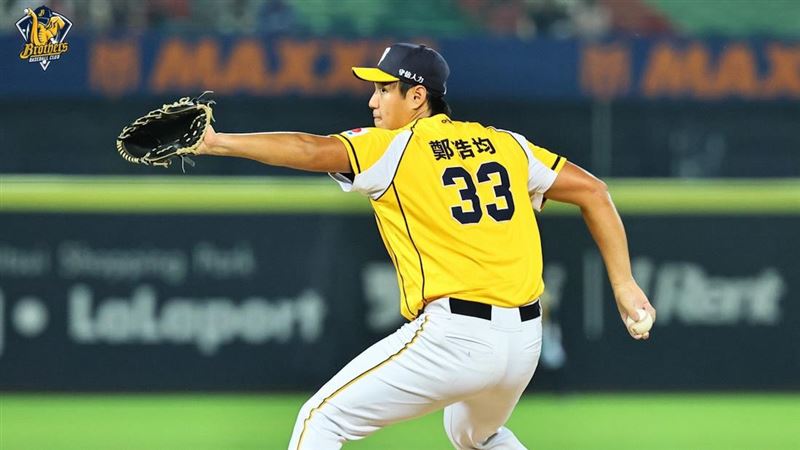 中信兄弟鄭浩均。（圖／中信兄弟提供）