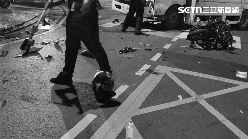 新北市五股區3日凌晨發生一起死亡車禍。（圖／翻攝畫面）