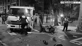 新北市五股區3日凌晨發生一起死亡車禍。（圖／翻攝畫面）