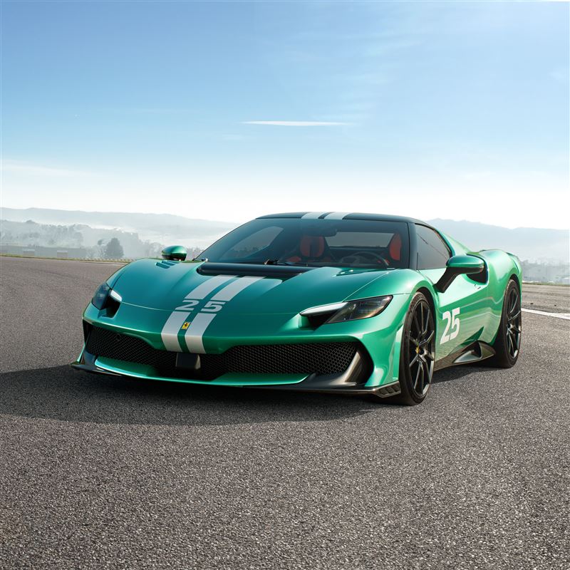 車頭與底盤承襲自GT3賽車。（Ferrari提供）