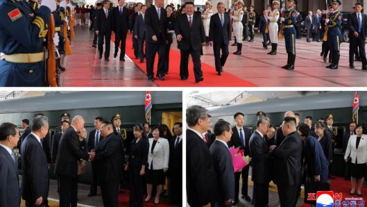 金正恩抵北京！首攜愛女金朱愛外訪畫面曝