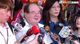 鄭麗文拜會李乾龍。（圖／翻攝畫面）