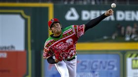 旅美小將林維恩在小聯盟5個月連升3級。（圖／翻攝自Lansing Lugnuts推特）