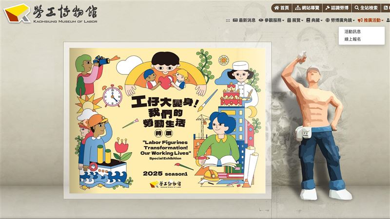 中華民國全國總工會嚴正要求政府不得動搖最低工資公式,並要求龔明鑫收回不當言論並公開道歉,否則不排除發動進一步行動,絕不容許勞工再度成犧牲品。(資料照)(圖/翻攝自高雄勞工博物館網站)