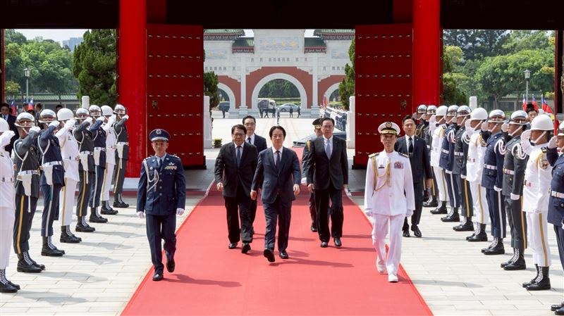 總統賴清德今（3）日上午赴台北市圓山國民革命忠烈祠主持秋祭大典。（圖／總統府提供）