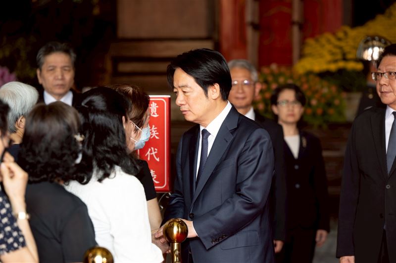 總統賴清德今（3）日上午赴台北市圓山國民革命忠烈祠主持秋祭大典。（圖／總統府提供）
